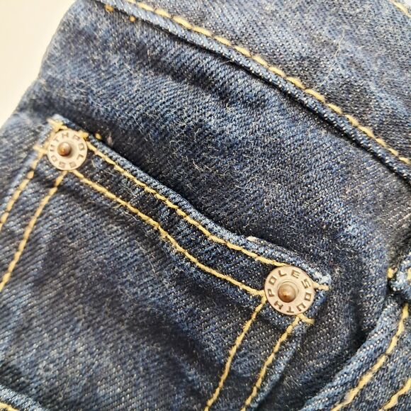 Southpole Shorts Boys 16 Dark Denim Jorts Baggy Hip Hop Skate 28" Grunge Y2K - Picture 7 of 9